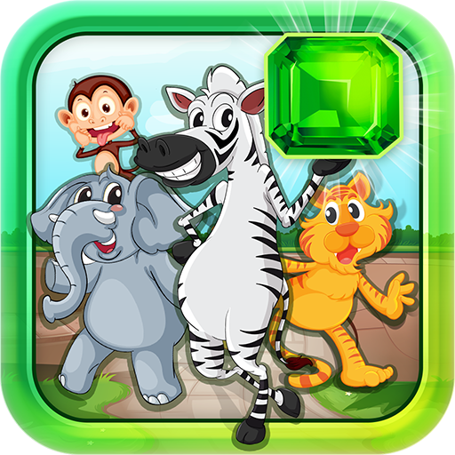 Matching Jungle Funny Animals LOGO-APP點子