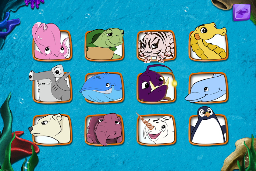 Live Puzzle! Sea Animals kids Screen 3