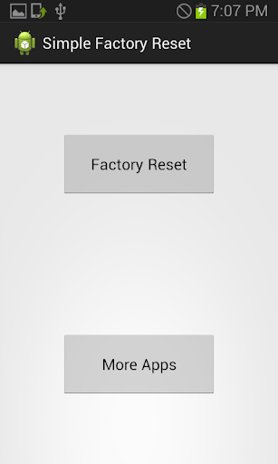 [Free] Simple Factory Reset