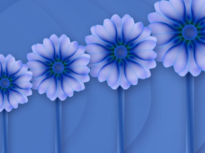 青い花 壁紙 606375-青い花 ��紙 イラスト