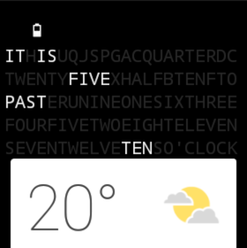 Text Watchface