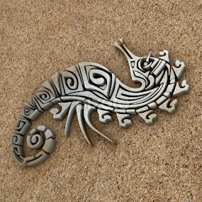 Seahorse by Goran Lee - Illustration Sci Fi & Fantasy