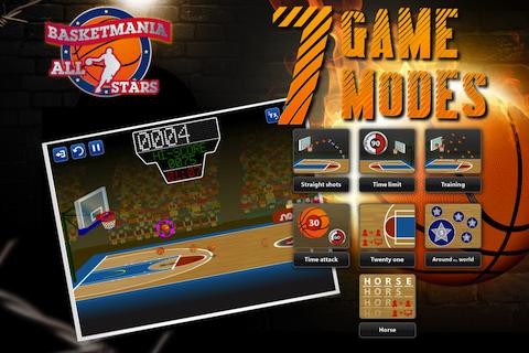 Android application Basketmania All Stars screenshort