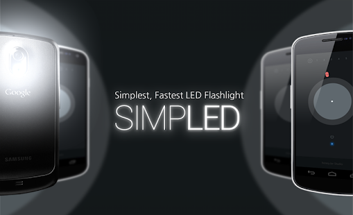 Download SIMPLED: Flashlight + Compass APK for Android