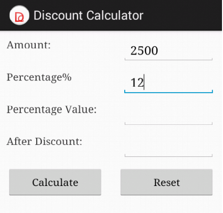 Discount Calculator