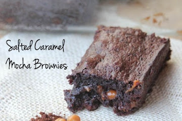 Salted Caramel Mocha Brownies