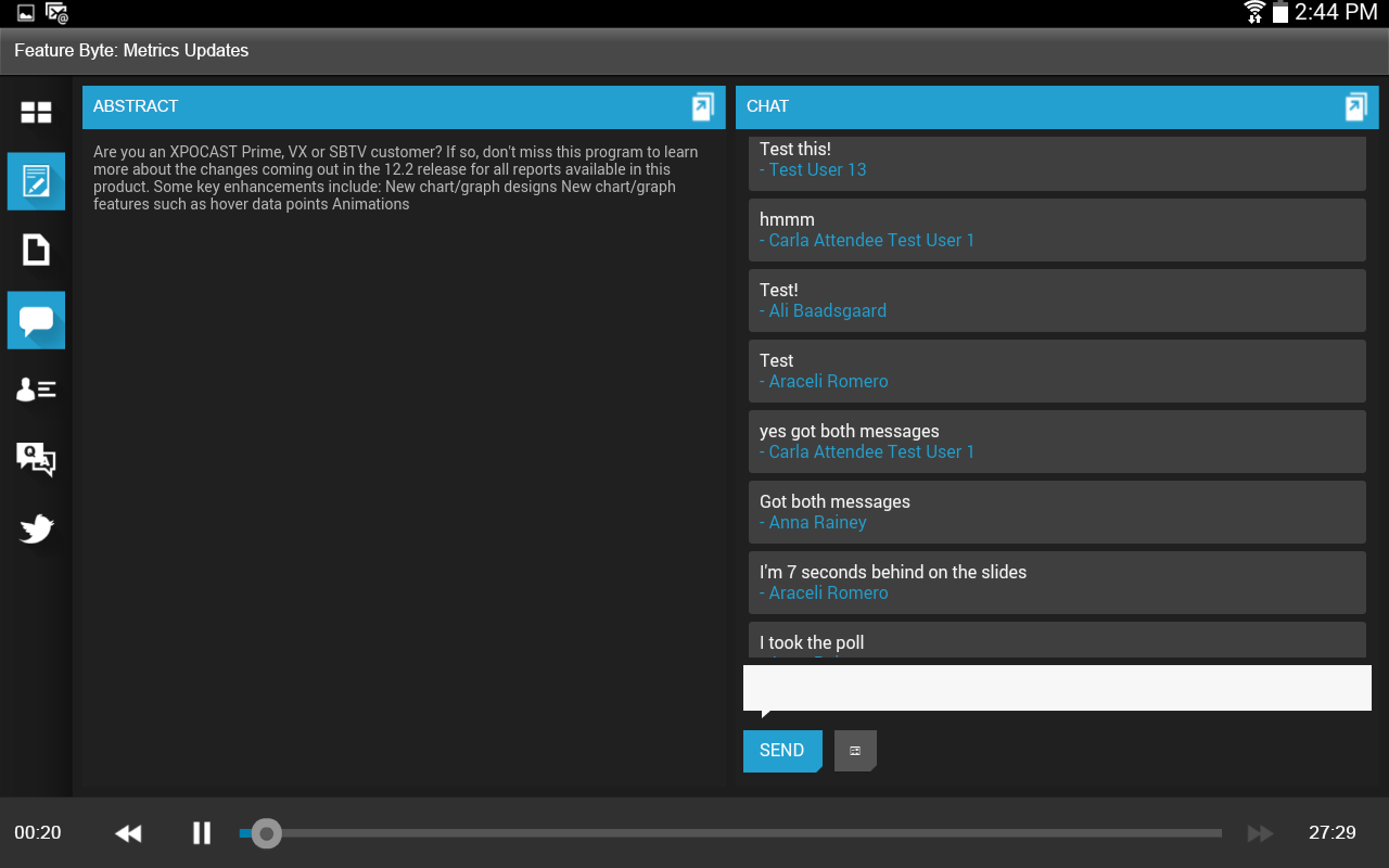   XPOCAST – Capture d'écran 