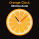 Orange Clock Widget