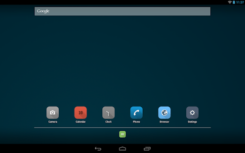 Shady Flat Apex Nova ADW Theme - screenshot thumbnail