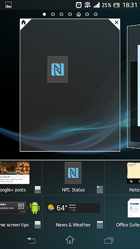 NFC Status Widget