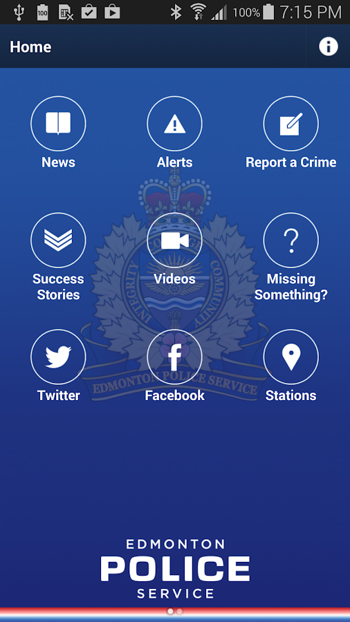    Edmonton Police Service Mobile- screenshot  
