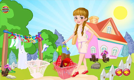 Garden Clothes Washing poster 4