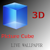 3D Picture Cube Wallpaper