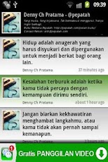 Kini @pepatah Hadir di Android