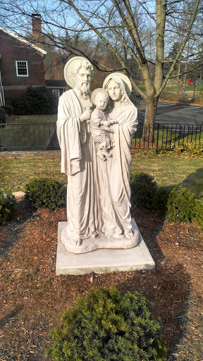 Joseph, Mary, and Child Statue