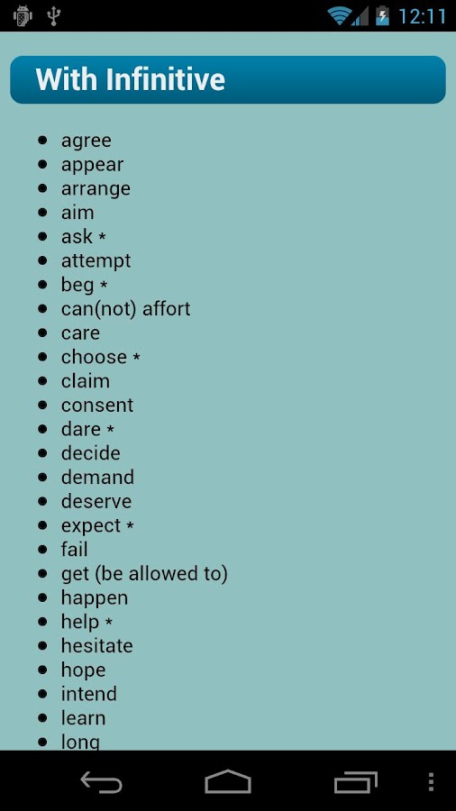 English Verbs Android Apps on Google Play