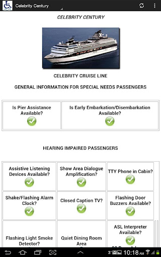 Barrier-Free Celebrity Cruises