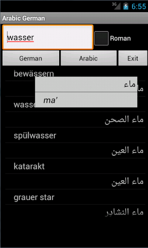 Arabic German Dictionary