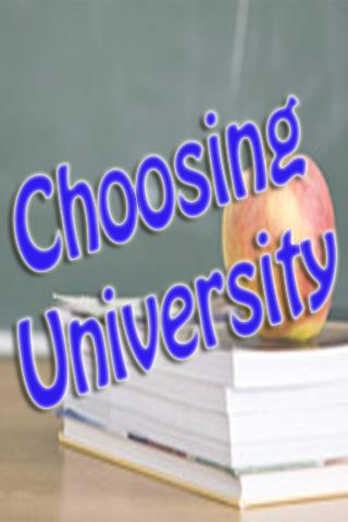 【免費教育App】Choosing University-APP點子