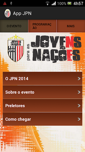 App JPN Jovens Para as Nações