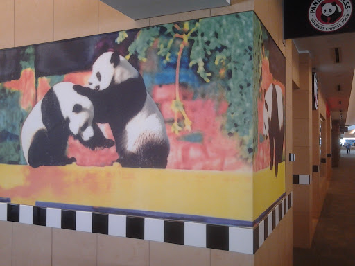 Panda Mural Art at CVG Panda Express Terminal A