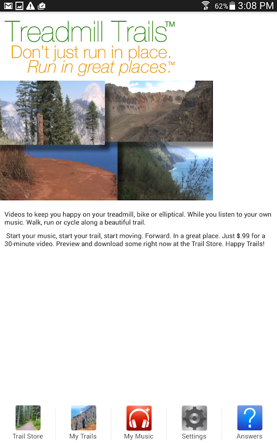 Treadmill Trails Android Apps on Google Play