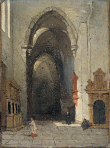 RIJKS: Johannes Bosboom: Interior of the Dom in Trier 1880