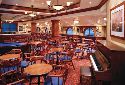 Have a beer, watch some TV, even play some English pool at Norwegian Dawn's pub, the Pearly Kings Pub.
