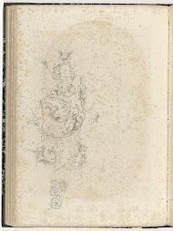 Bladranken met figuren