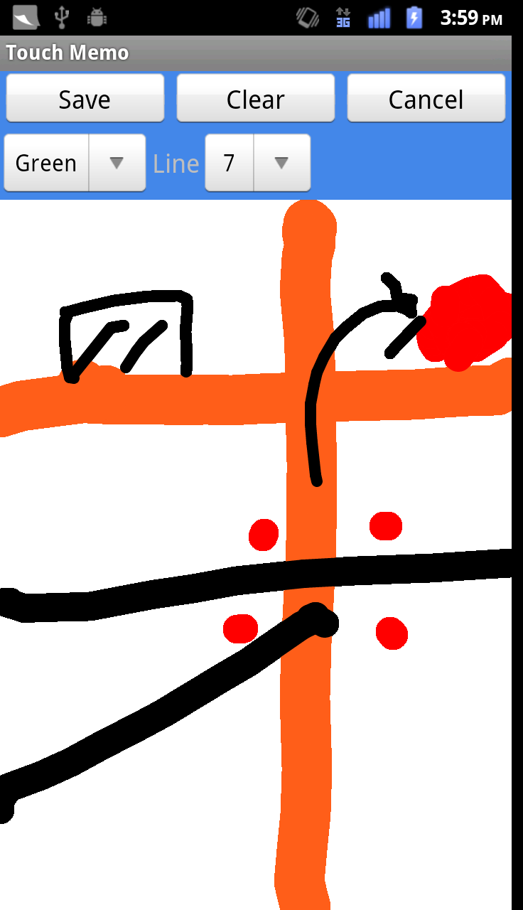 手書きメモ Screen 1