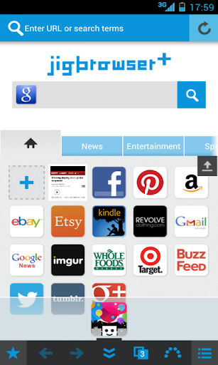 jigbrowser+ - Fast Tab Browser