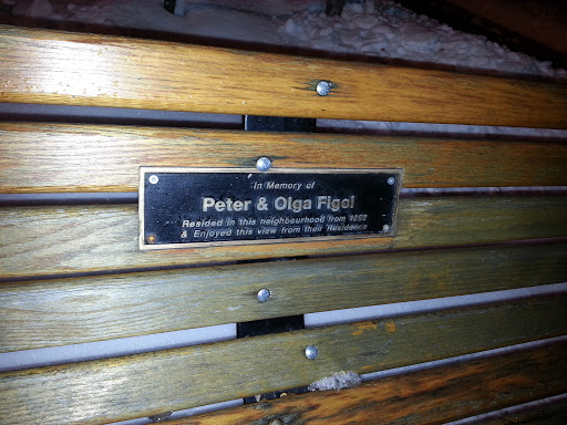 Peter and Olga Figol Memorial Bench 