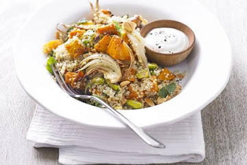 Fruit & nut butternut squash quinoa