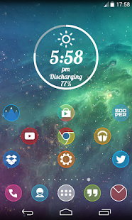 How to get Luminoso Free Zooper Widget patch 1.1 apk for android