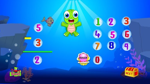 Android application Basic Subtraction screenshort