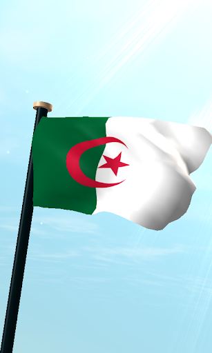 Algeria Flag 3D Live Wallpaper