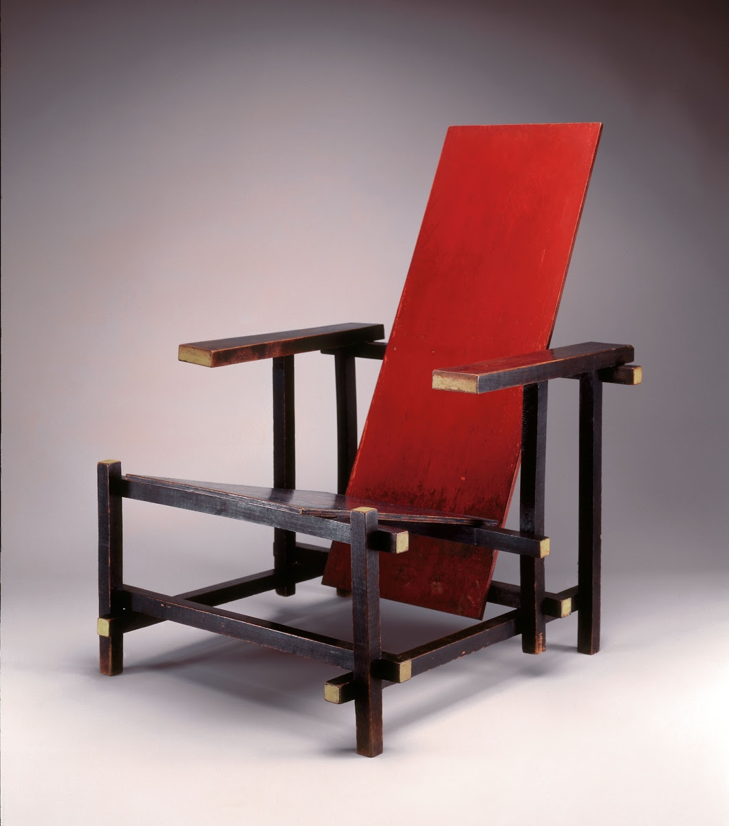 Honger paperback zondaar Red/Blue Chair (Rood Blauwe Stoel) - Gerrit Thomas Rietveld — Google Arts &  Culture
