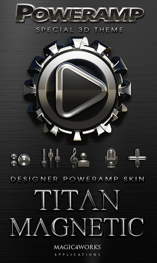 Poweramp skin Magnetic