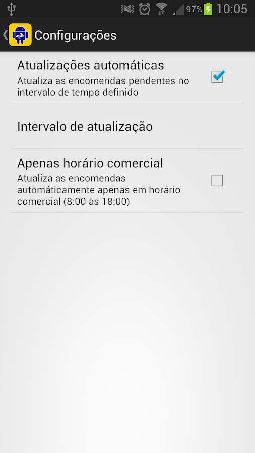 Rastreio Correios - screenshot