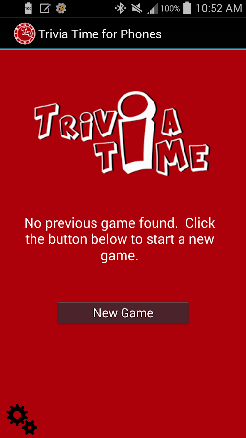 Android application Trivia Time for Phones screenshort