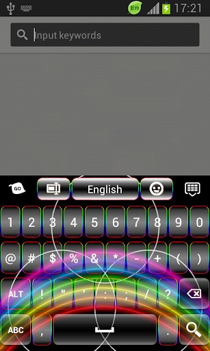 【免費個人化App】GO輸入法霓虹燈彩虹免費-APP點子