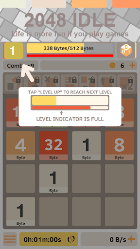 2048 IDLE：クリッカーよりもっと