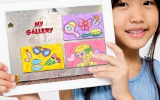 女の子の子供のためのファッション絵画や着色のおすすめ画像1