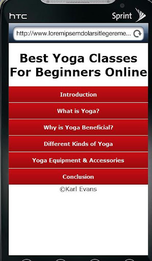 Yoga Classes For Beginners