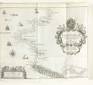 Overzichtskaart van de Franse kusten, 1726
