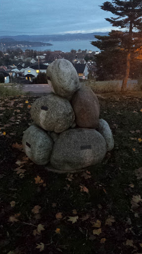 Stone Boulder Monument 