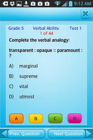 QVprep5学年の数学英語