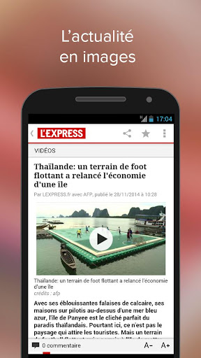 【免費新聞App】L'Express actu en continu-APP點子