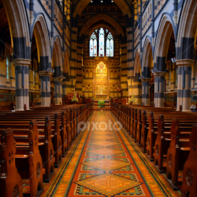 Mosaic Floor of St Paul's by Alan Chew - Buildings & Architecture Places of Worship