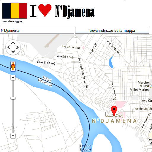 N'Djamena maps